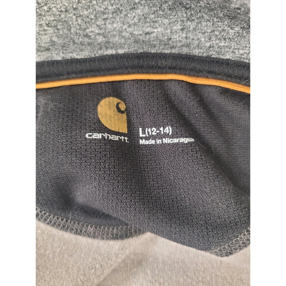 Carhartt Force Extremes Womens Large Full Zip Jacket Gray Fleece Lined - Picture 6 of 10